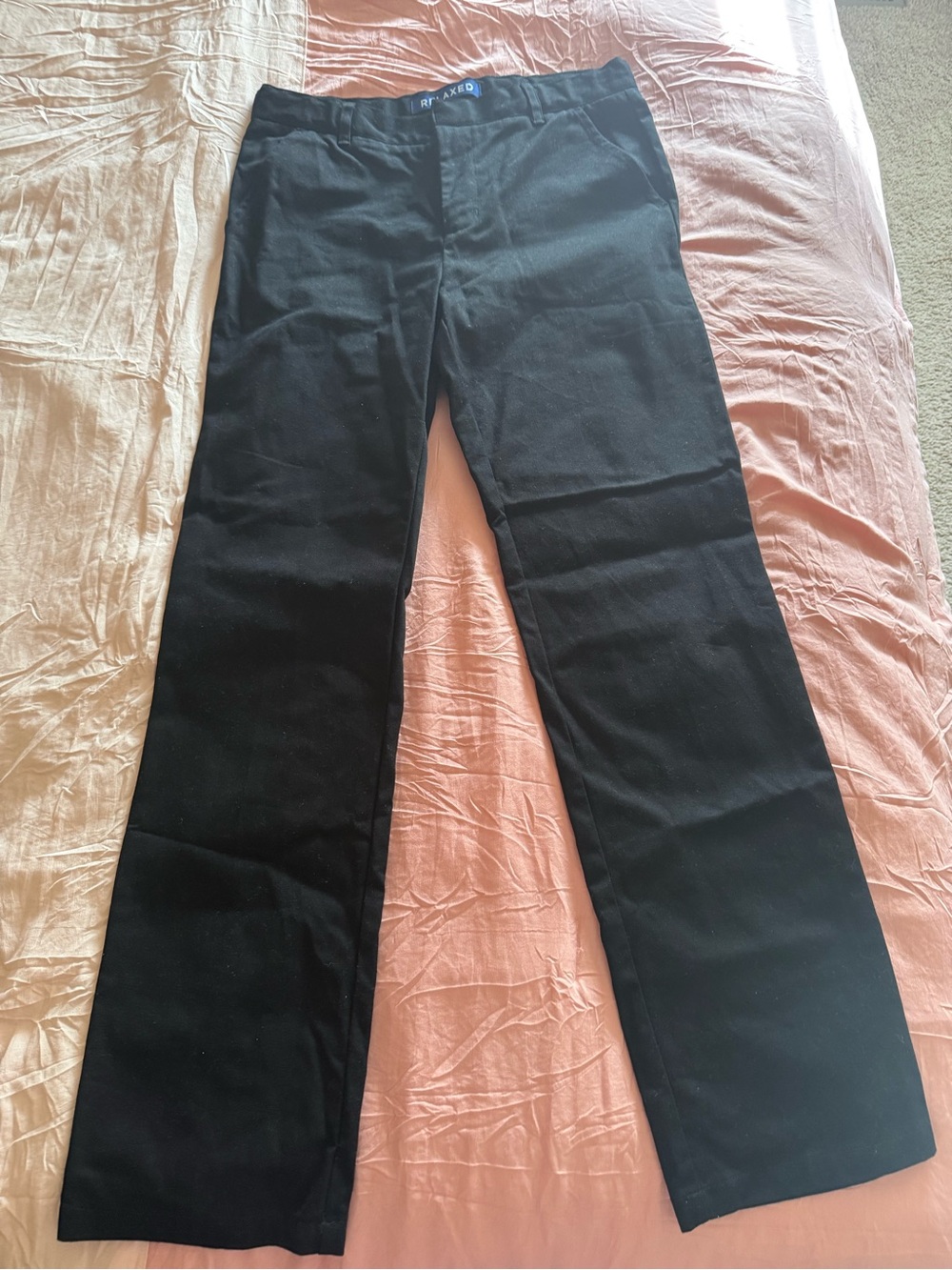 French Toast Black Youth (Size18) Chinos